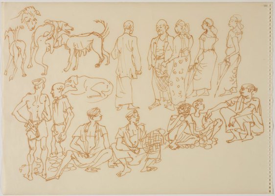 Alternate image of Sketchbook, Sri Lanka by Donald Friend