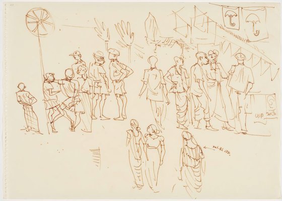 Alternate image of Sketchbook, Sri Lanka by Donald Friend