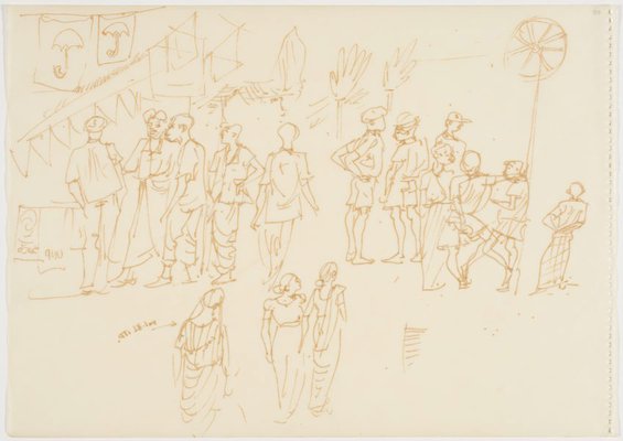 Alternate image of Sketchbook, Sri Lanka by Donald Friend