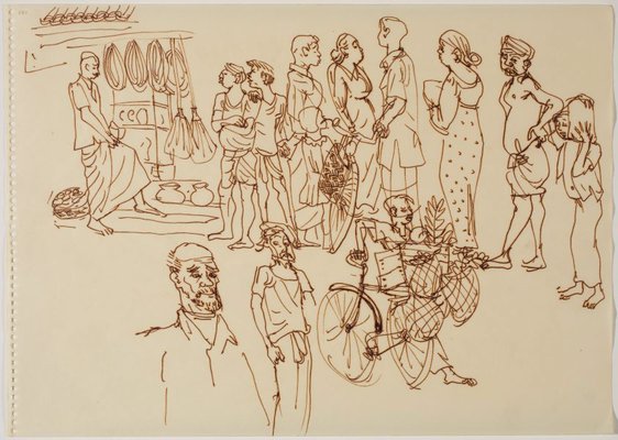 Alternate image of Sketchbook, Sri Lanka by Donald Friend