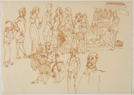 Alternate image of Sketchbook, Sri Lanka by Donald Friend