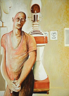 Alternate image of Portrait of Joel Elenberg by Brett Whiteley