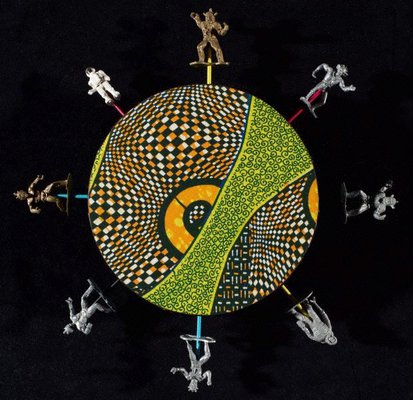 Alternate image of Alien toy painting by Yinka Shonibare