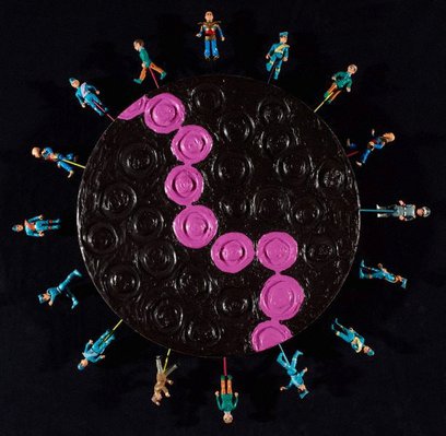 Alternate image of Alien toy painting by Yinka Shonibare