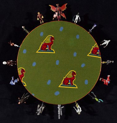 Alternate image of Alien toy painting by Yinka Shonibare