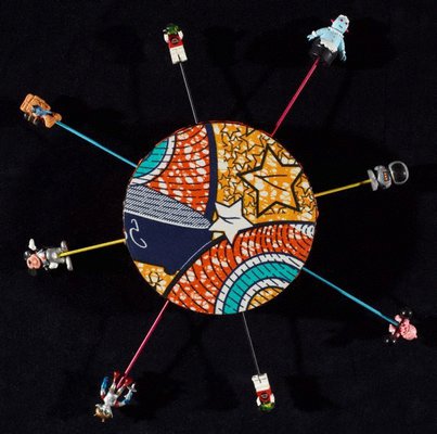 Alternate image of Alien toy painting by Yinka Shonibare
