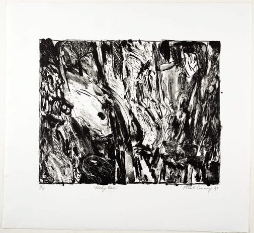 Windy bush, 1995 by Elisabeth Cummings :: The Collection :: Art Gallery NSW