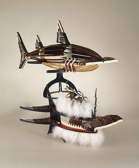 Beizam (shark) dance mask, (1996) by Ken Thaiday