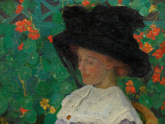 Alternate image of Nasturtiums by E Phillips Fox