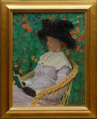 Alternate image of Nasturtiums by E Phillips Fox