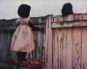 Over the Fence, 2000 by Destiny Deacon