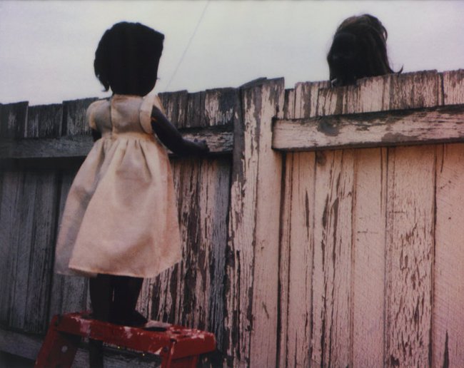 AGNSW collection Destiny Deacon Over the Fence (2000) 405.2001