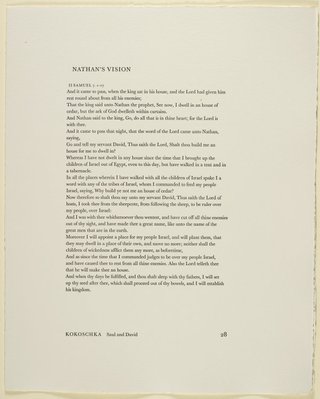 Alternate image of 28. Nathan's vison by Oskar Kokoschka