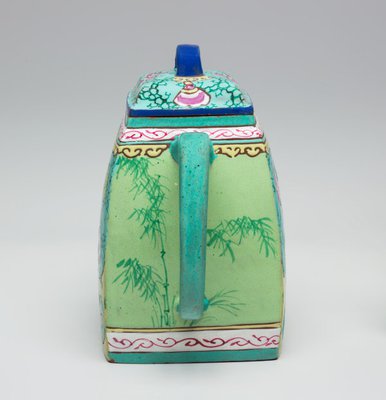 Alternate image of Ewer decorated with enamels by Yixing ware