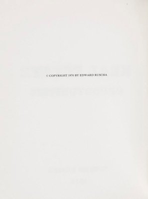 Alternate image of Real estate opportunities by Edward Ruscha
