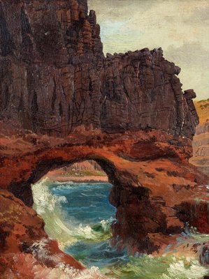 Alternate image of Tunnel Rock, Cape Schanck, Victoria by Nicholas Chevalier