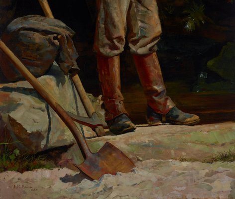 Alternate image of The prospector by Julian Ashton