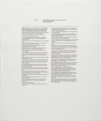 Alternate image of 6. Aktion 1966, Wohnung Schwarzkogler, 1010 Wien, Werdertorgasse by Rudolf Schwarzkogler