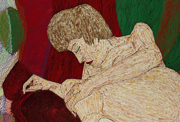 Alternate image of Dithyrambic painting no 6 by Richard Larter