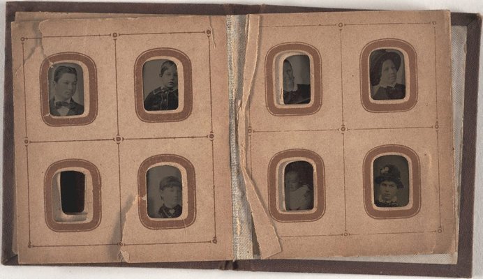 Alternate image of Album 3 (album of tintype portraits) by Gove & Allen