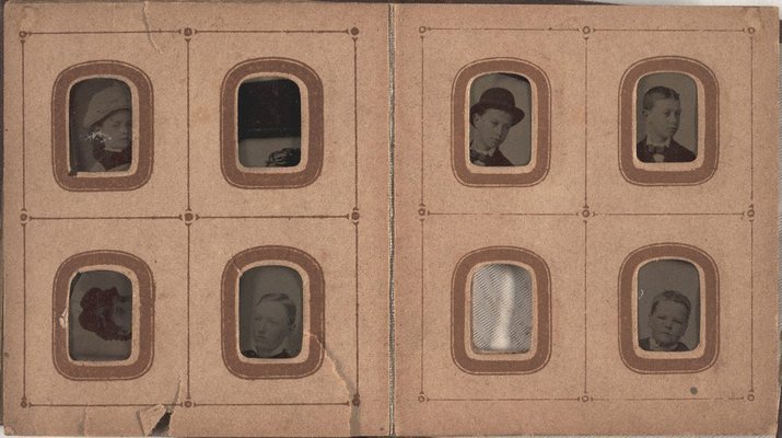 Alternate image of Album 3 (album of tintype portraits) by Gove & Allen
