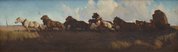 Across the black soil plains, 1899 by George W Lambert
