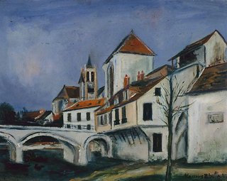 AGNSW collection Maurice Utrillo Bridge and church 564.1987