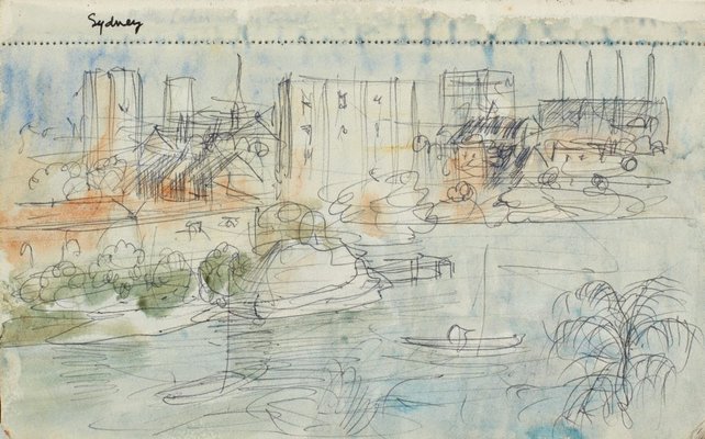 Alternate image of Sketchbook no. 11: Italy, Greece, Paris 1966 by Lloyd Rees