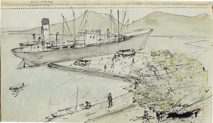 Alternate image of Sketchbook no. 11: Italy, Greece, Paris 1966 by Lloyd Rees