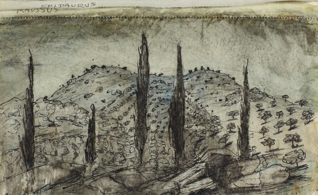 Alternate image of Sketchbook no. 11: Italy, Greece, Paris 1966 by Lloyd Rees