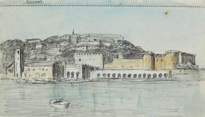 Alternate image of Sketchbook no. 11: Italy, Greece, Paris 1966 by Lloyd Rees