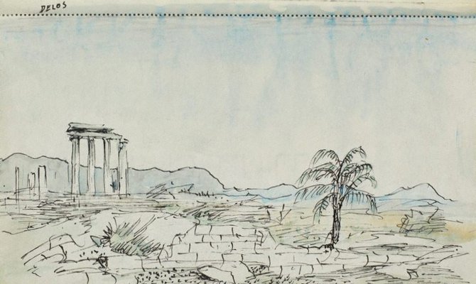 Alternate image of Sketchbook no. 11: Italy, Greece, Paris 1966 by Lloyd Rees