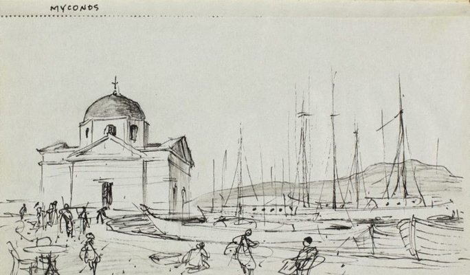 Alternate image of Sketchbook no. 11: Italy, Greece, Paris 1966 by Lloyd Rees