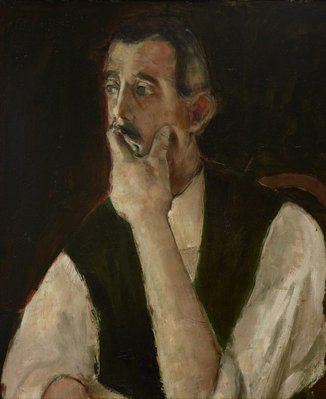 Alternate image of Man contemplating by Brett Whiteley