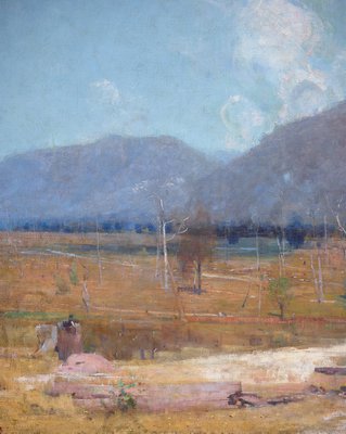 Alternate image of The Gloucester Buckets (also known as Landscape: the AA Co's million acres) by Arthur Streeton