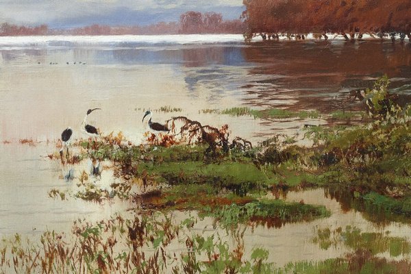 Alternate image of The flood in the Darling 1890 by WC Piguenit
