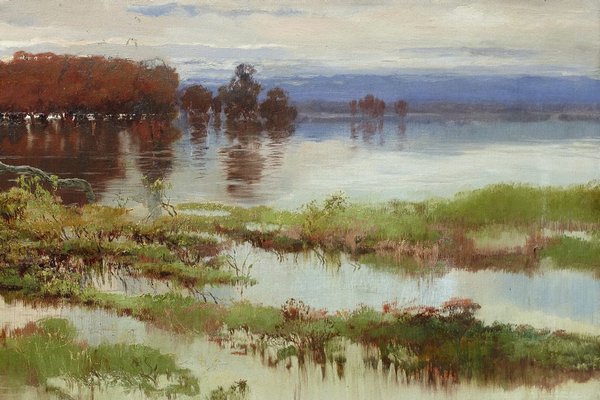 Alternate image of The flood in the Darling 1890 by WC Piguenit