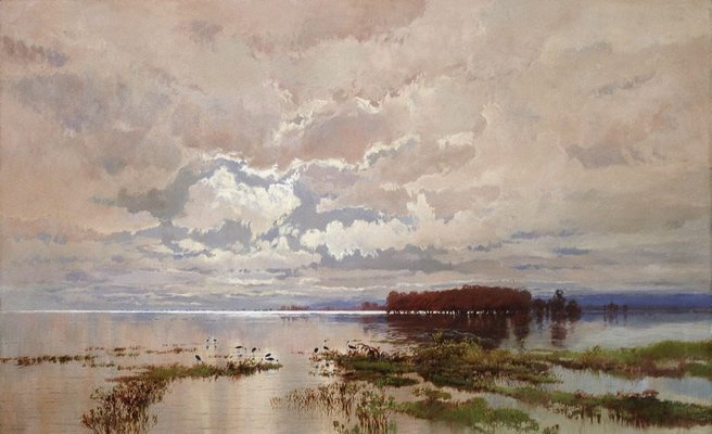 Alternate image of The flood in the Darling 1890 by WC Piguenit