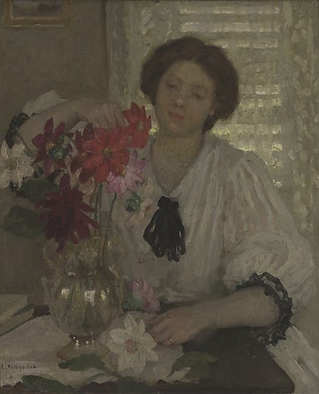 Arranging flowers, 1906 by E Phillips Fox :: The Collection :: Art ...