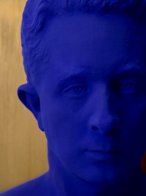 Alternate image of Portrait relief PR3 (portrait of Claude Pascal) by Yves Klein