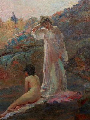 Alternate image of Tamarama Beach, forty years ago, a summer morning by Julian Ashton