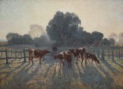 Spring frost, 1919 by Elioth Gruner