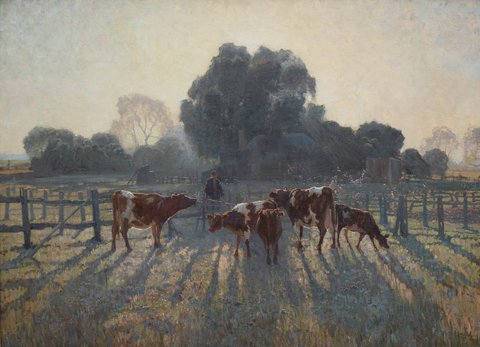 Spring frost, (1919) by Elioth Gruner