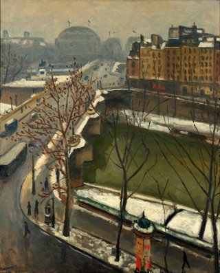AGNSW collection Albert Marquet The Pont Neuf in the snow (late 1920s) 6927