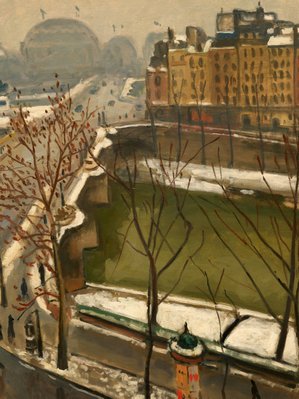 Alternate image of The Pont Neuf in the snow by Albert Marquet