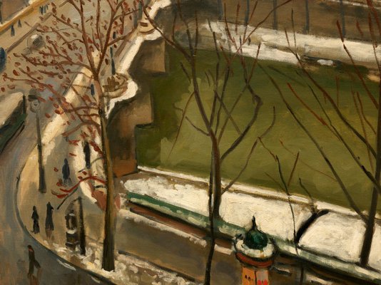 Alternate image of The Pont Neuf in the snow by Albert Marquet