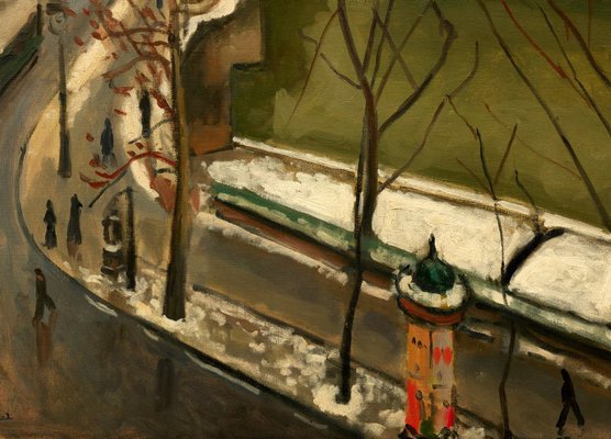 Alternate image of The Pont Neuf in the snow by Albert Marquet