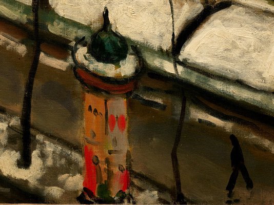 Alternate image of The Pont Neuf in the snow by Albert Marquet