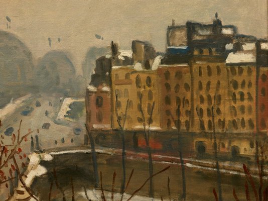 Alternate image of The Pont Neuf in the snow by Albert Marquet
