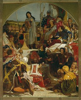 Chaucer at the court of Edward III, (1847-1851) by Ford Madox Brown